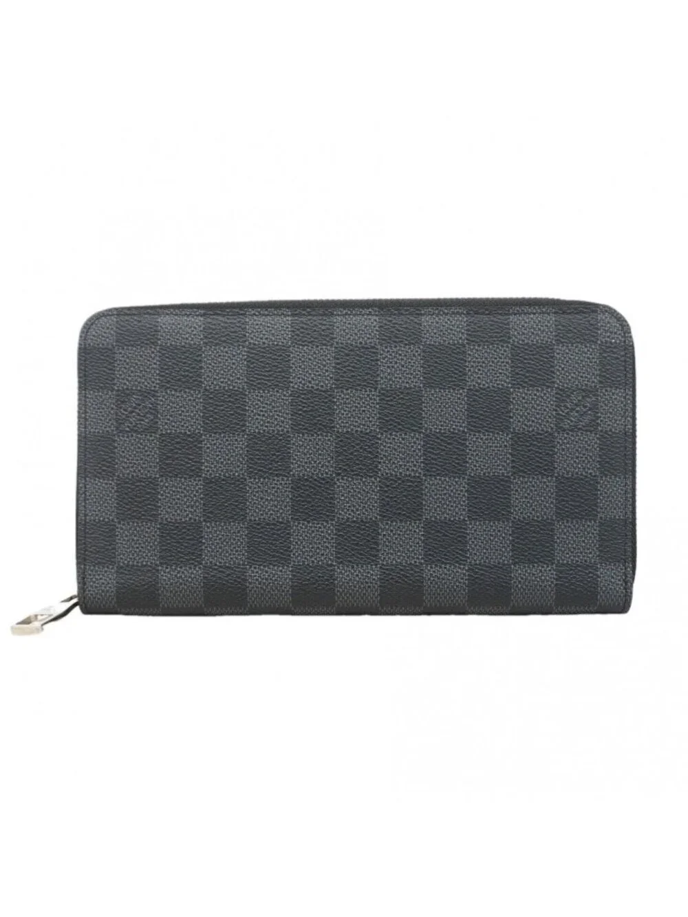 Louis Vuitton Wallet Damier Graphite Zippy Organizer Black Gray